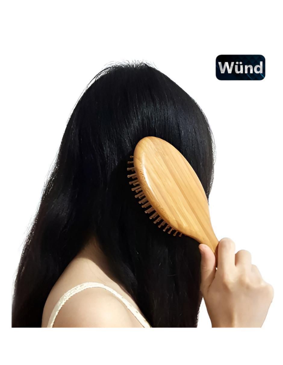Cepillo para cabello de bambú