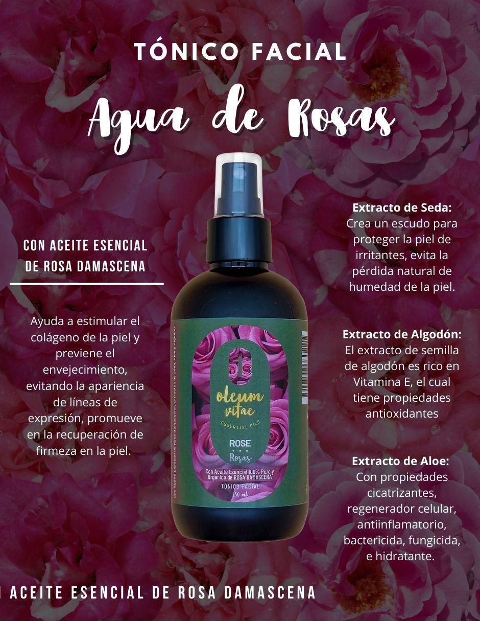 Tónico facial Rosa Damascena Oleum Vitae