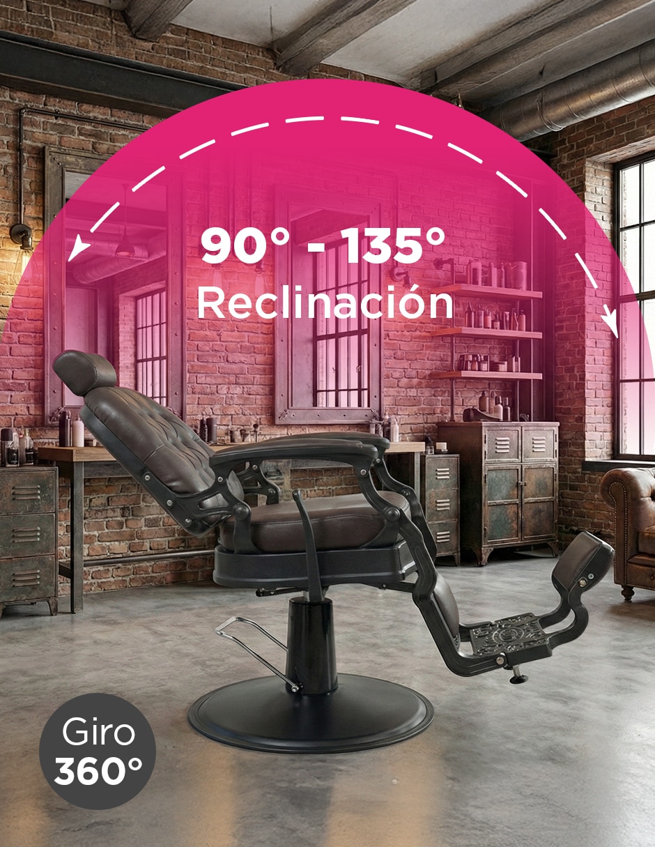 Sillón para barbería