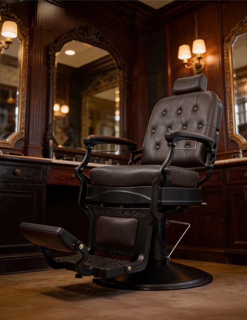 Sillón para barbería