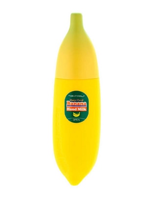 Crema para manos recomendada para humectar de día y noche Banana Hand Milk Magic Food todo tipo piel 1