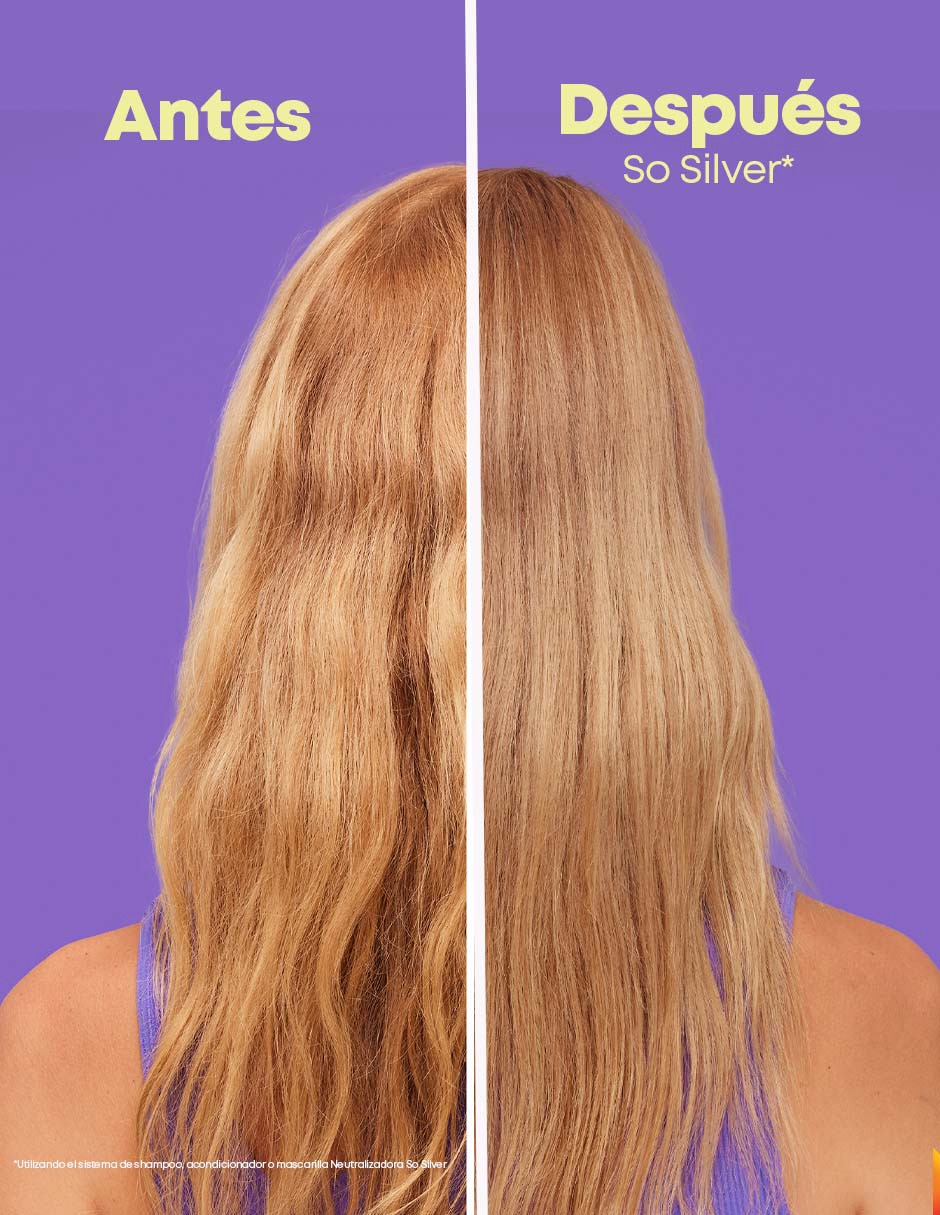 Shampoo para cabello Matizador Morado rubio 300 ml 2