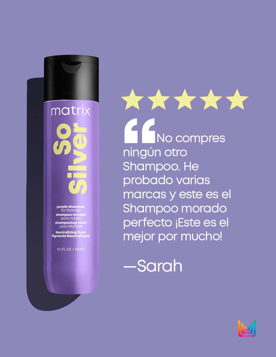Shampoo para cabello Matizador Morado rubio 300 ml Shampoo para cabello Matizador Morado rubio 300 ml