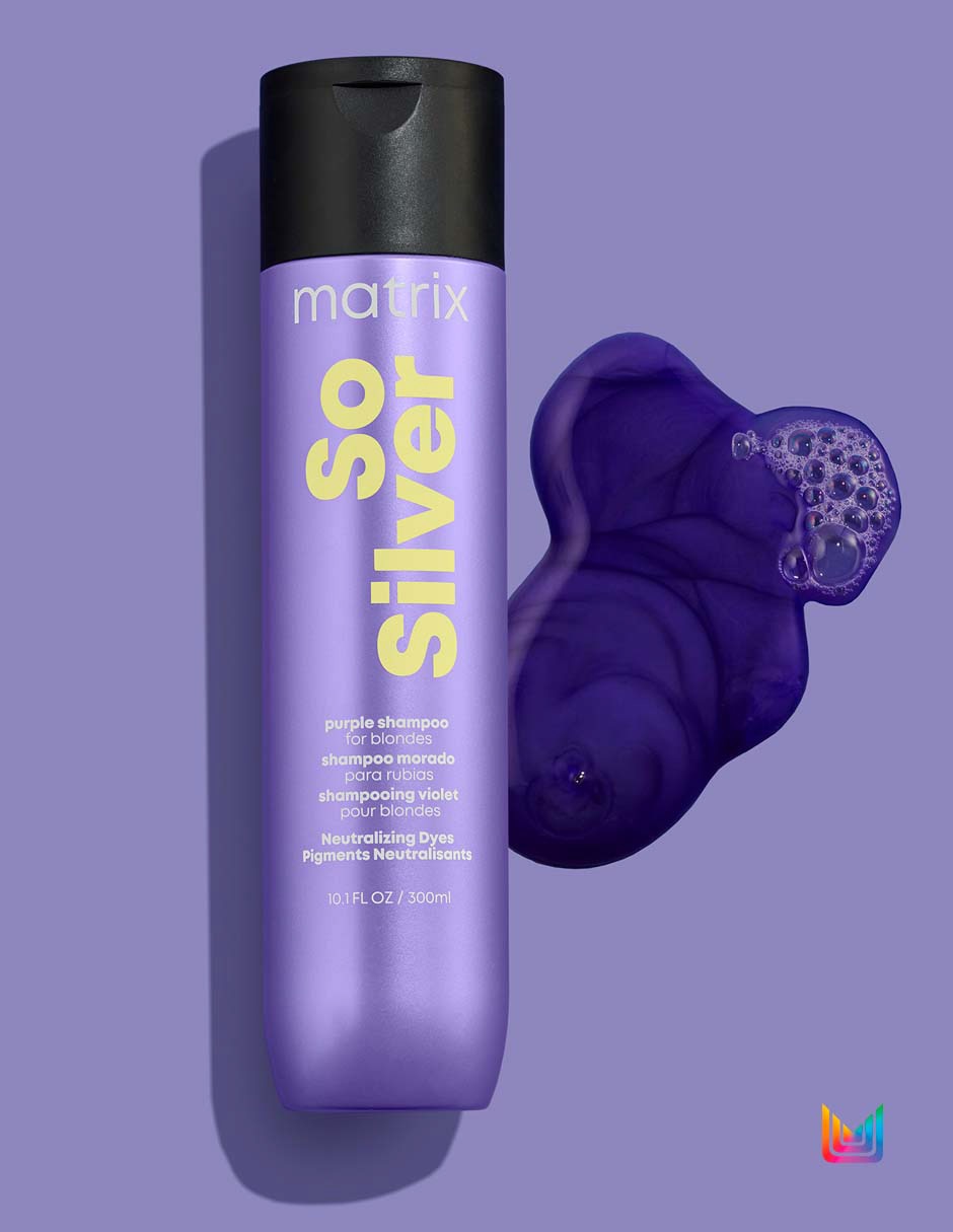 Shampoo para cabello Matizador Morado rubio 300 ml 6