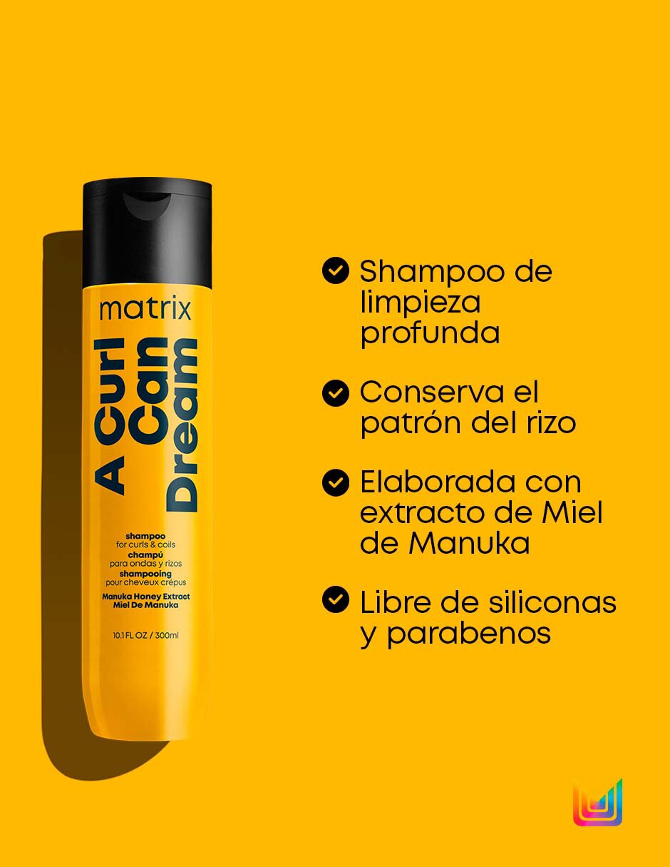 Shampoo para cabello rizado y ondulado A Curl Can Dream 300 ml 3
