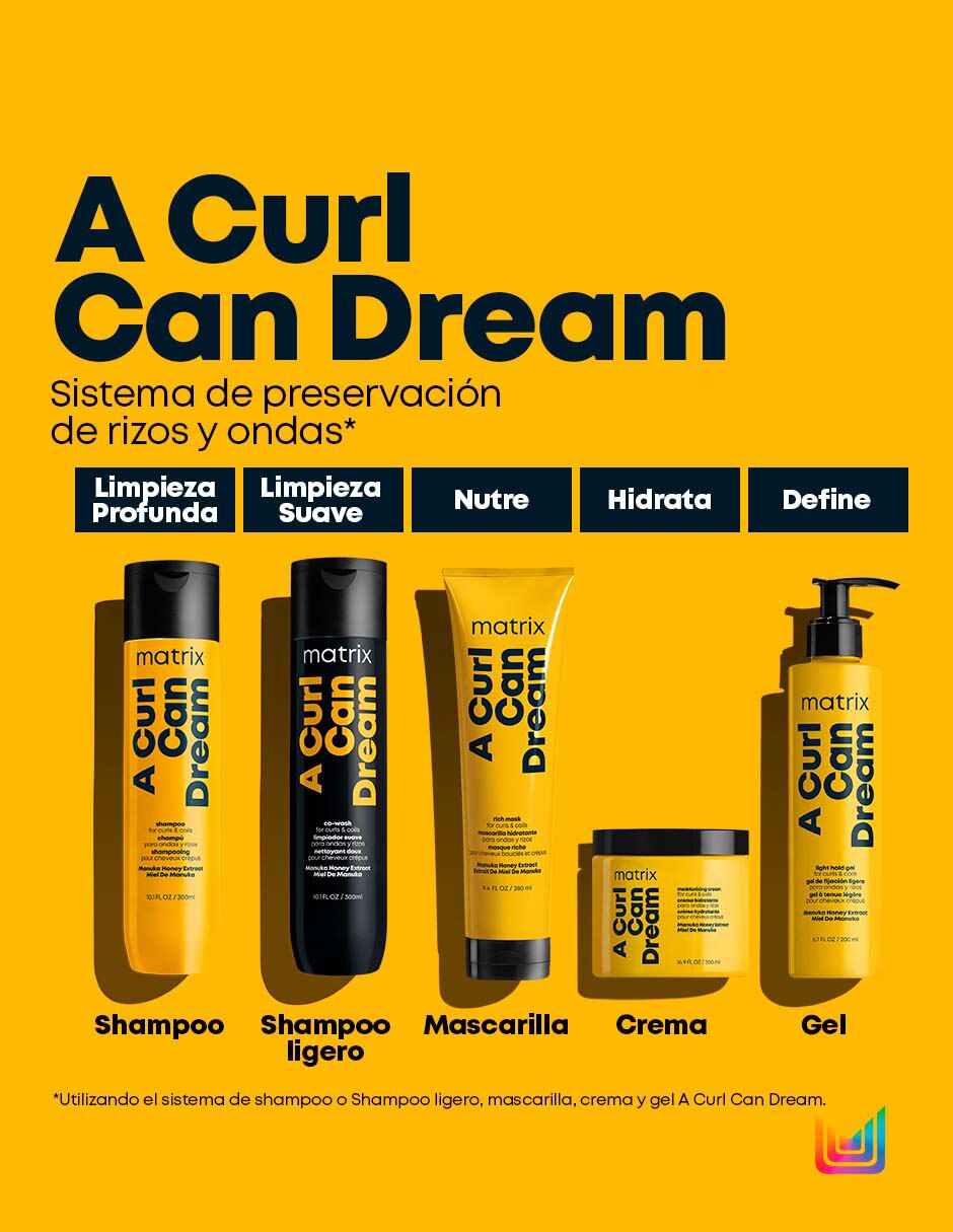 Shampoo para cabello rizado y ondulado A Curl Can Dream 300 ml 4