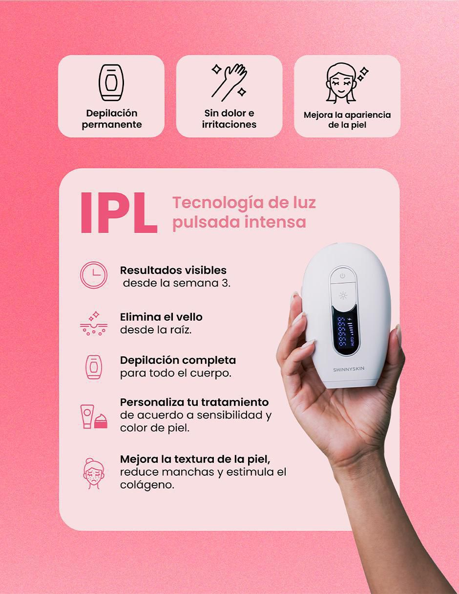 Depiladora IPL para rostro y cuerpo Pro 7
