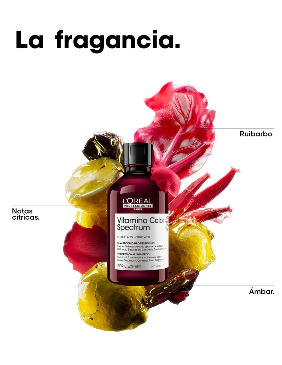 Shampoo protector de color para cabello Loreal Professionnel Vitamino Color Spectrum 300 ml