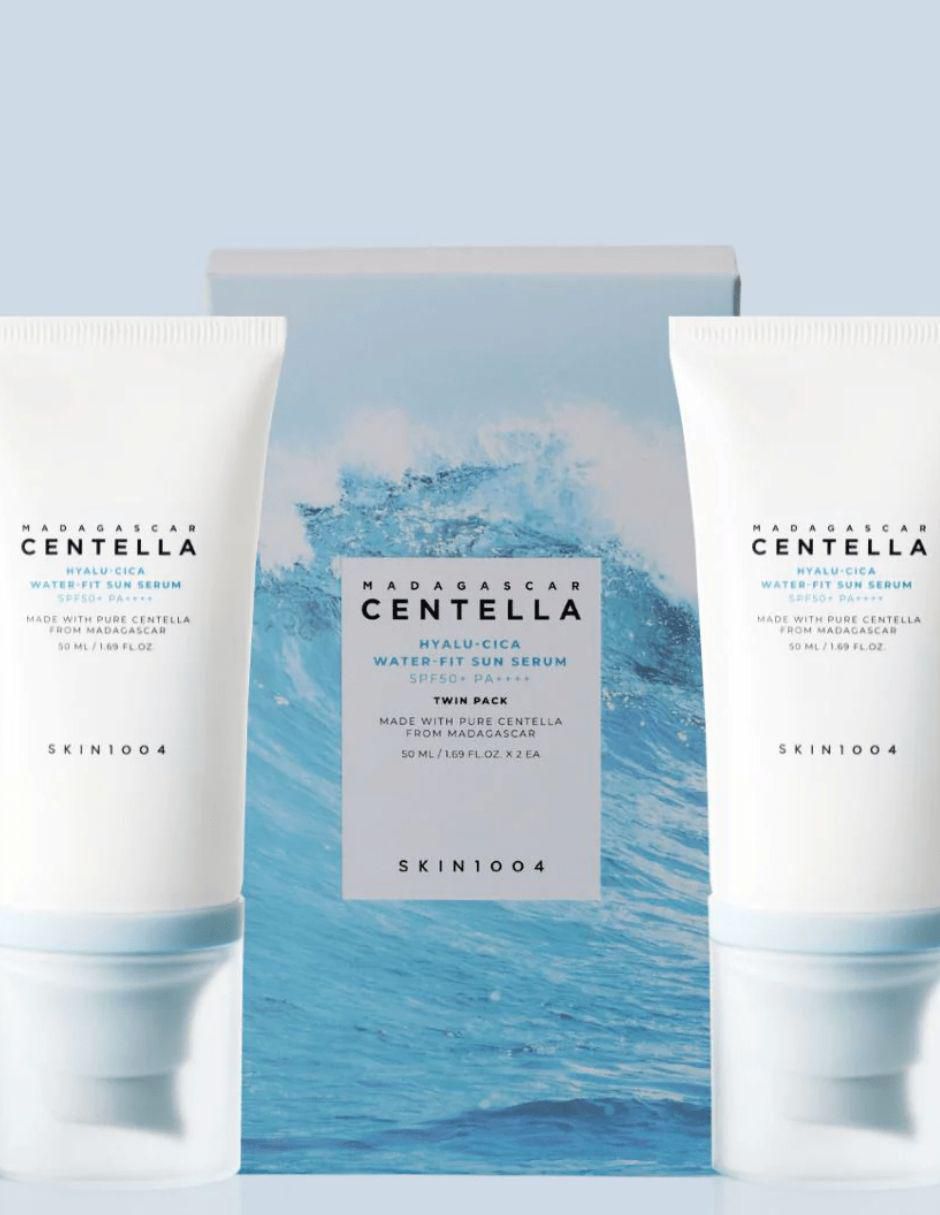 Tónico facial Madagascar Centella Hyalu-cica Water-fit Sun Serum SPF50 Twin