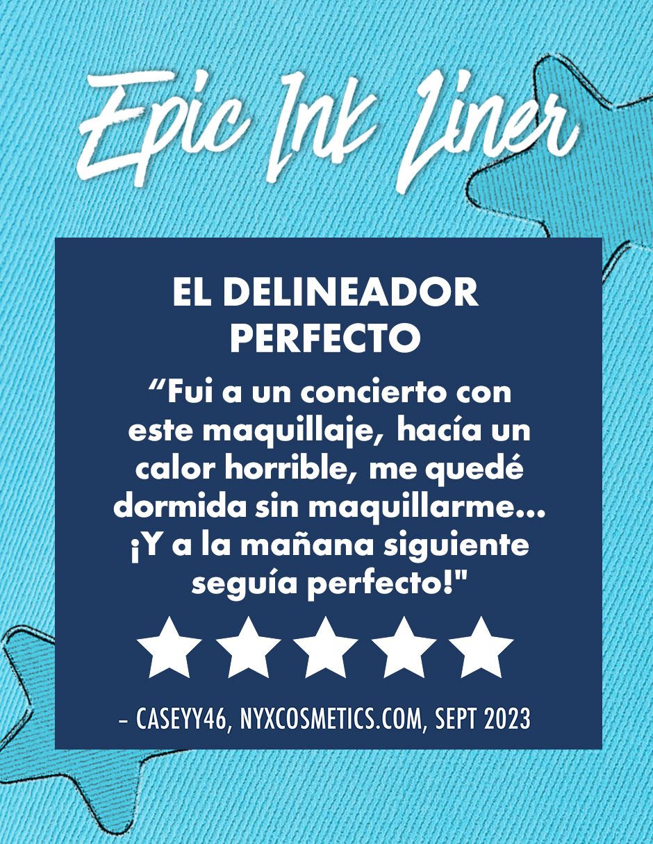 Delineador para ojos glitter Professional Makeupp Epic Ink Liner 7