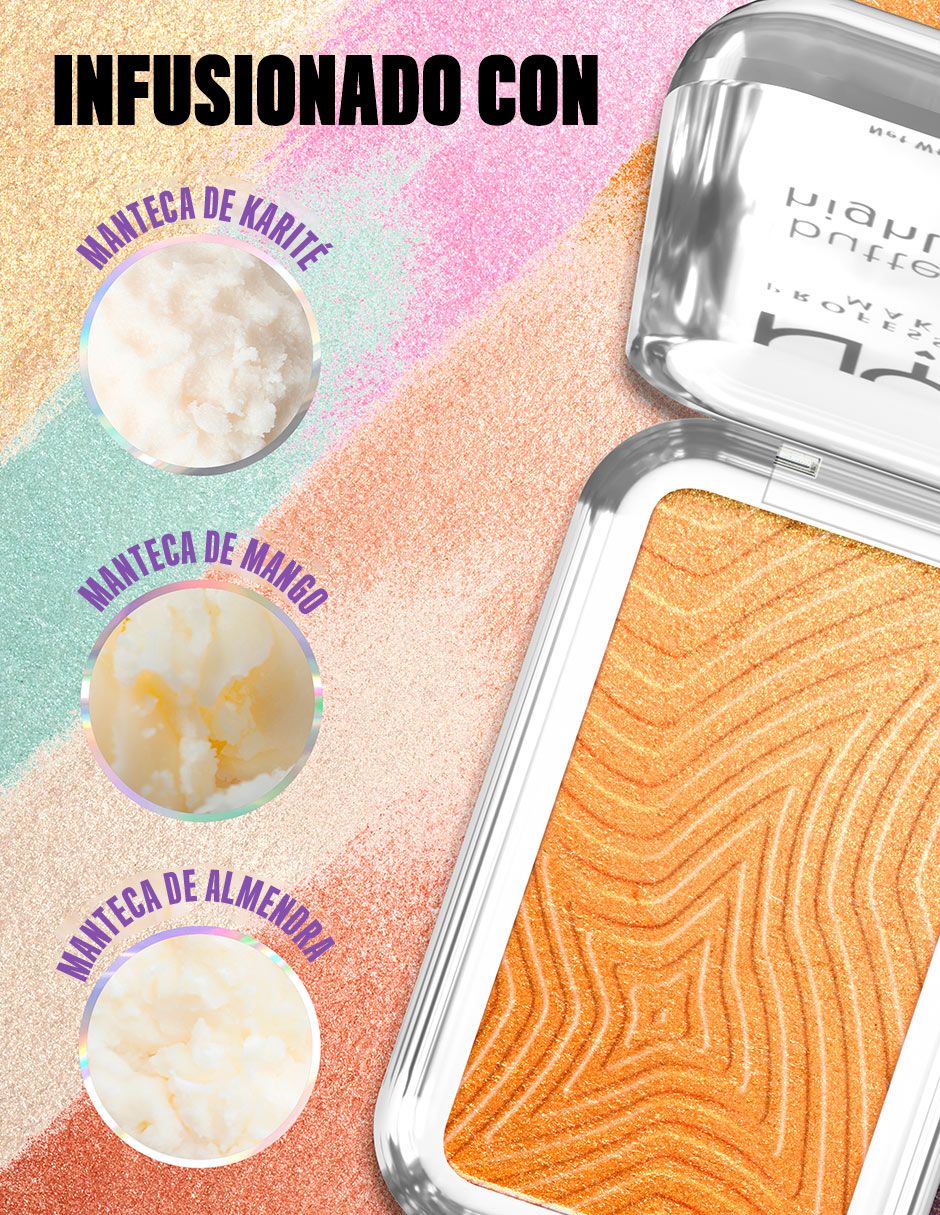Iluminador Professional Makeup Buttermelt Highlighter 2