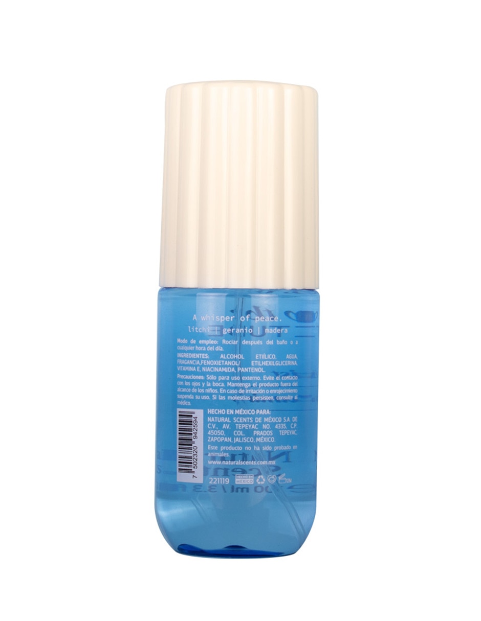 Hair y body mist Natural Scents Attitude para mujer