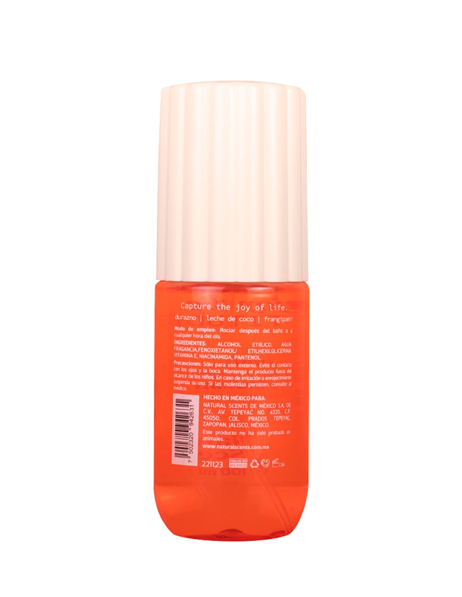 Hair y body mist Natural Scents Attitude para mujer