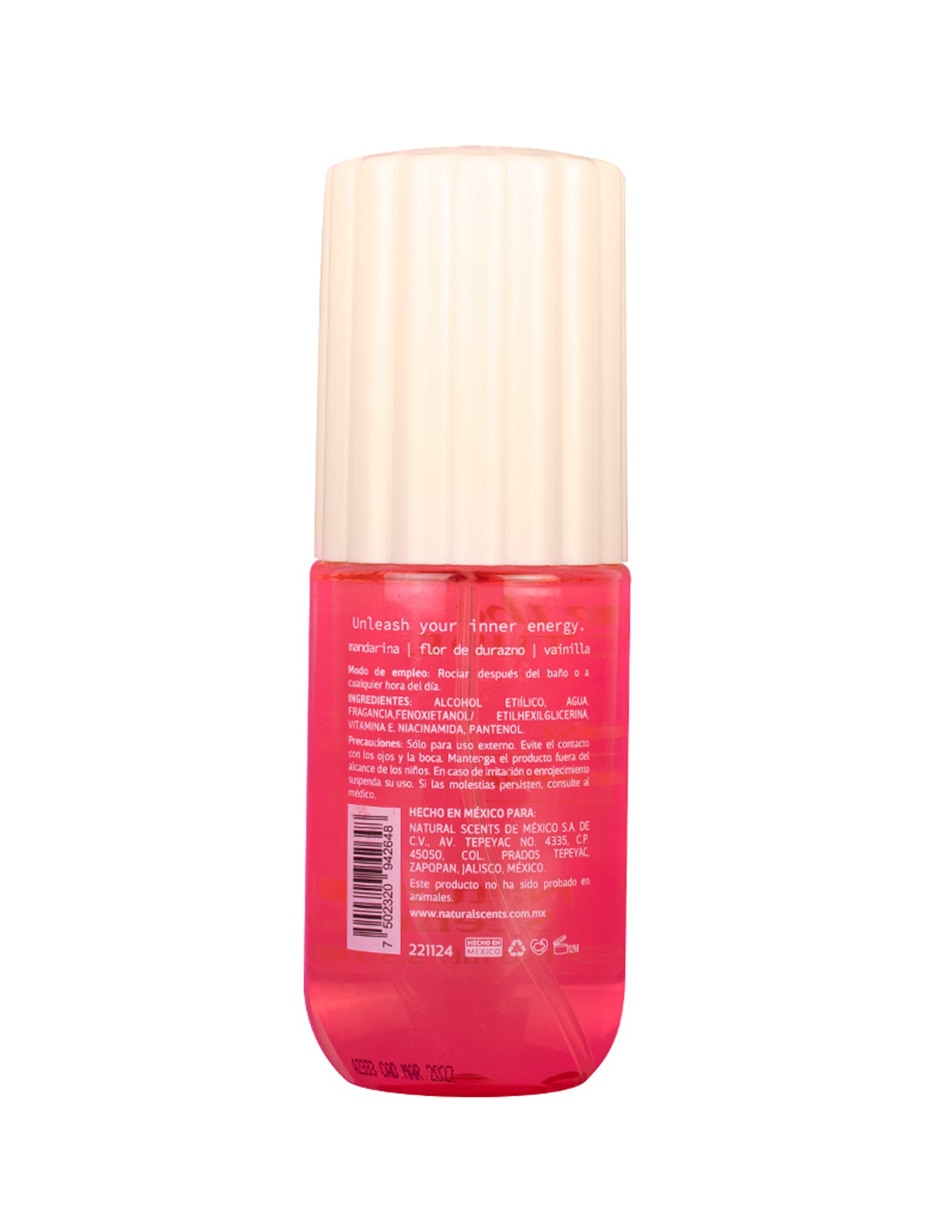 Hair y body mist Natural Scents Attitude para mujer