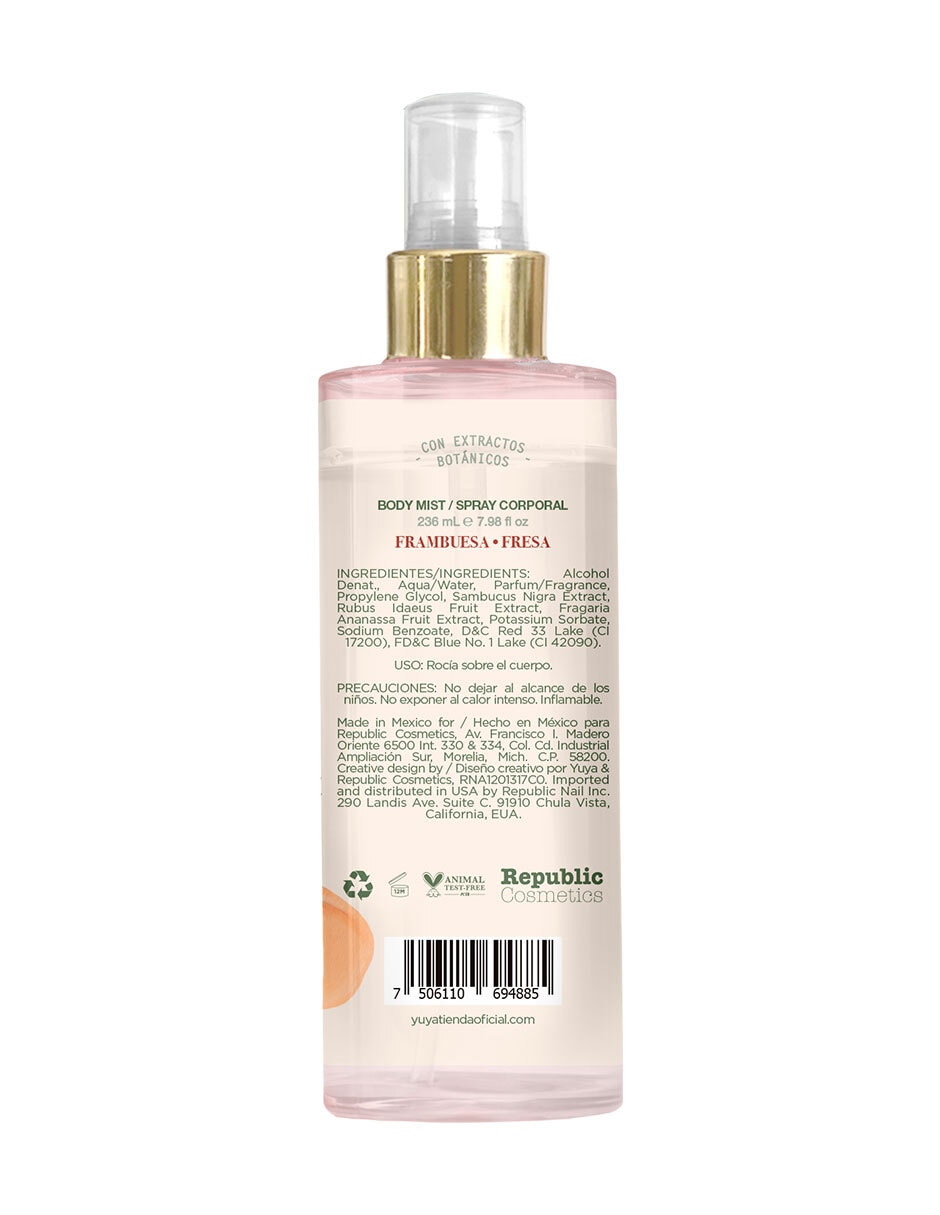 Body mist Fresa y Frambuesa unisex 2
