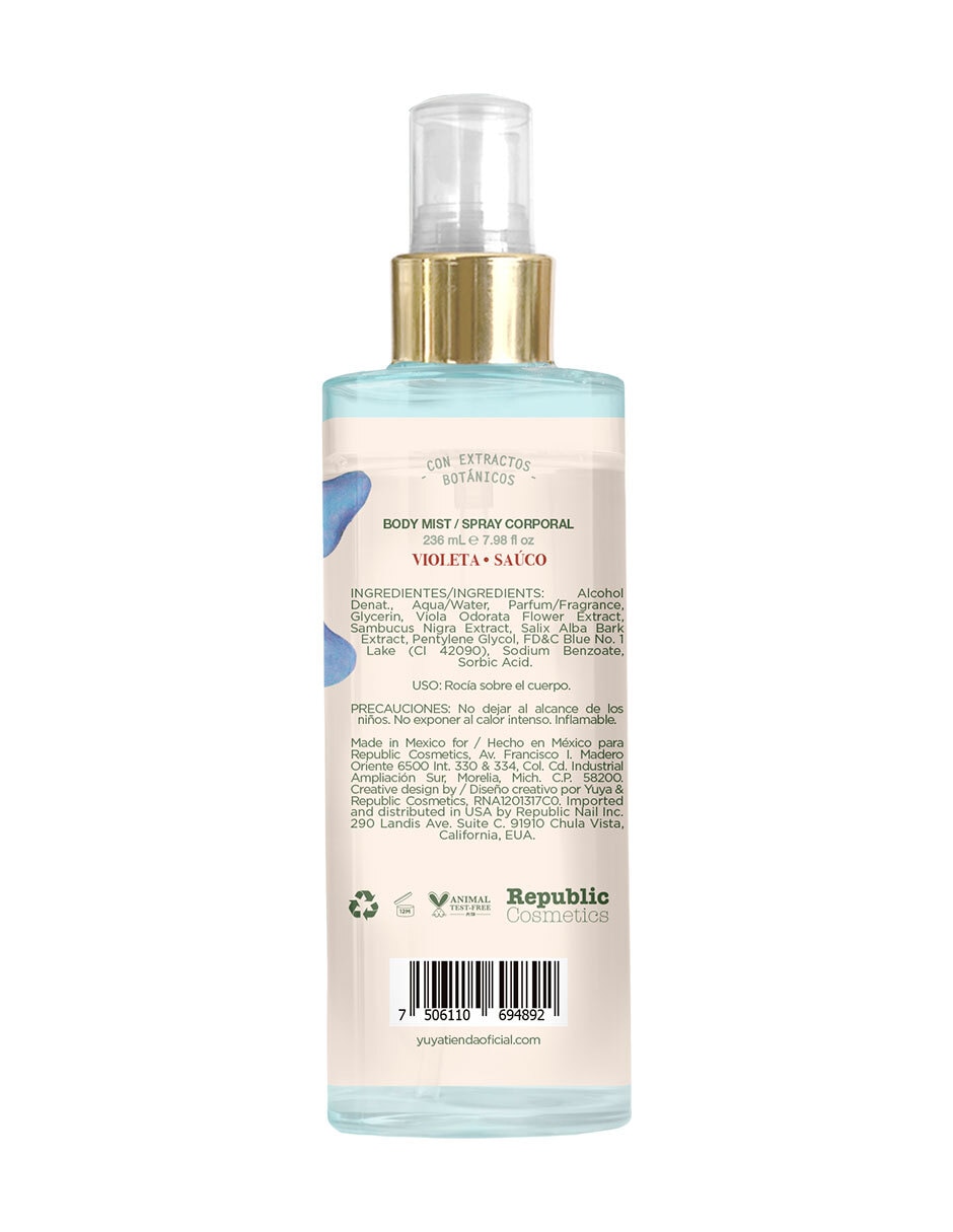 Body mist Violeta y Sauco unisex 2