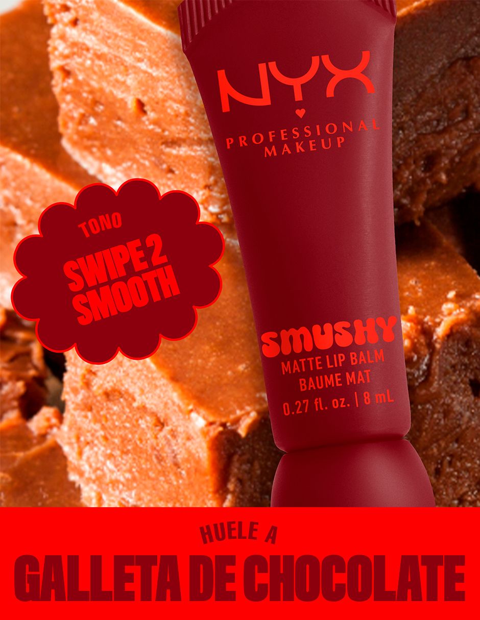 Bálsamo Nyx Professional Makeup Smushy Matte aroma frutal de 8 ml