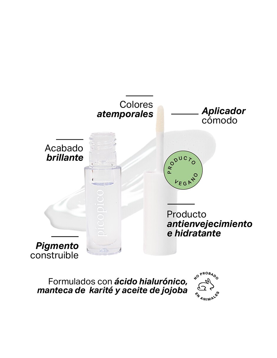 Brillo labios traslúcido 3