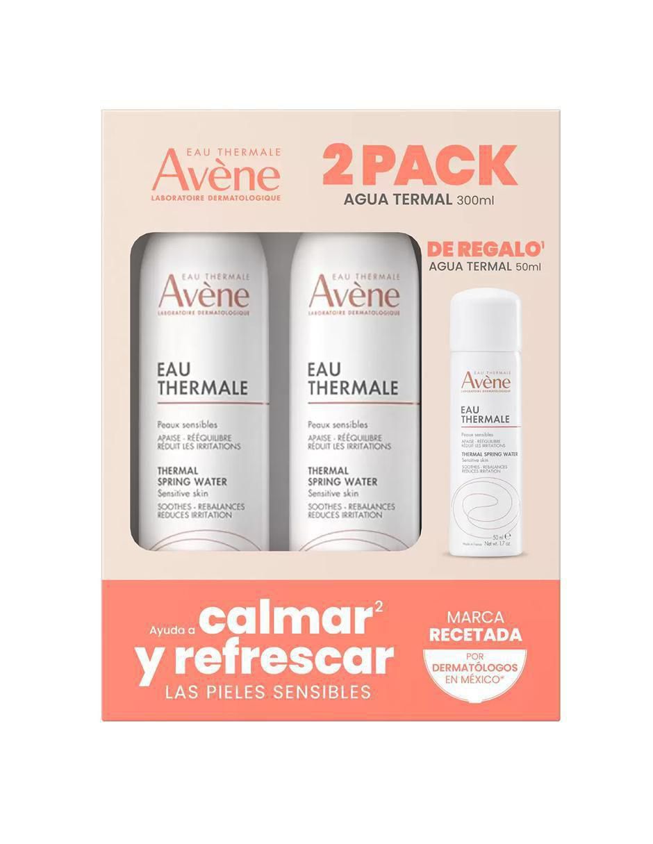 Set limpiador rostro y cuerpo Agua Termal Avene para calmar la piel