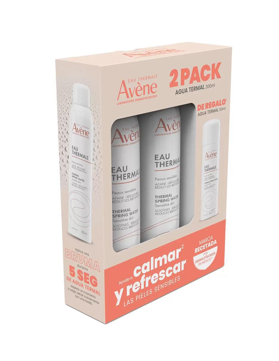 Set limpiador rostro y cuerpo Agua Termal Avene para calmar la piel