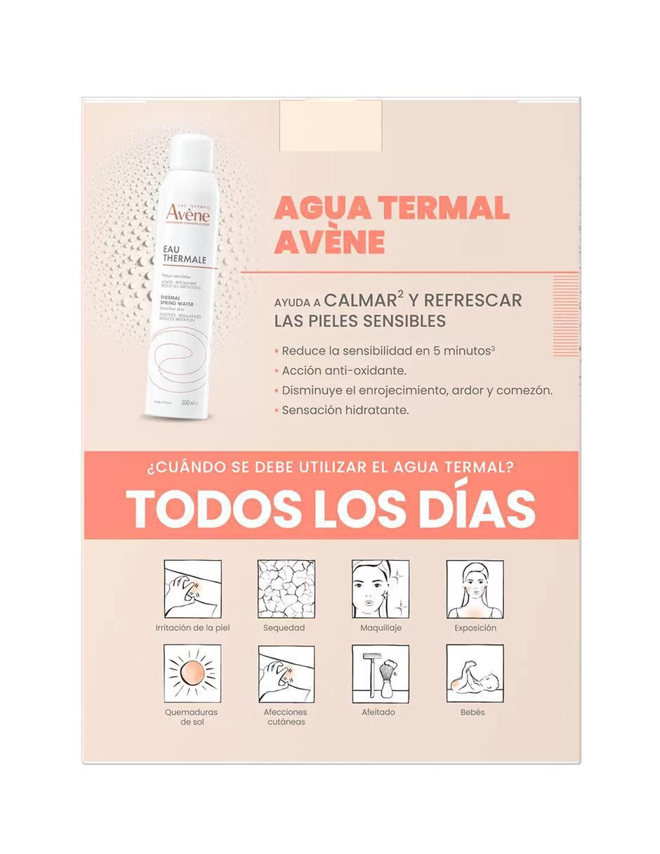 Set limpiador rostro y cuerpo Agua Termal Avene para calmar la piel