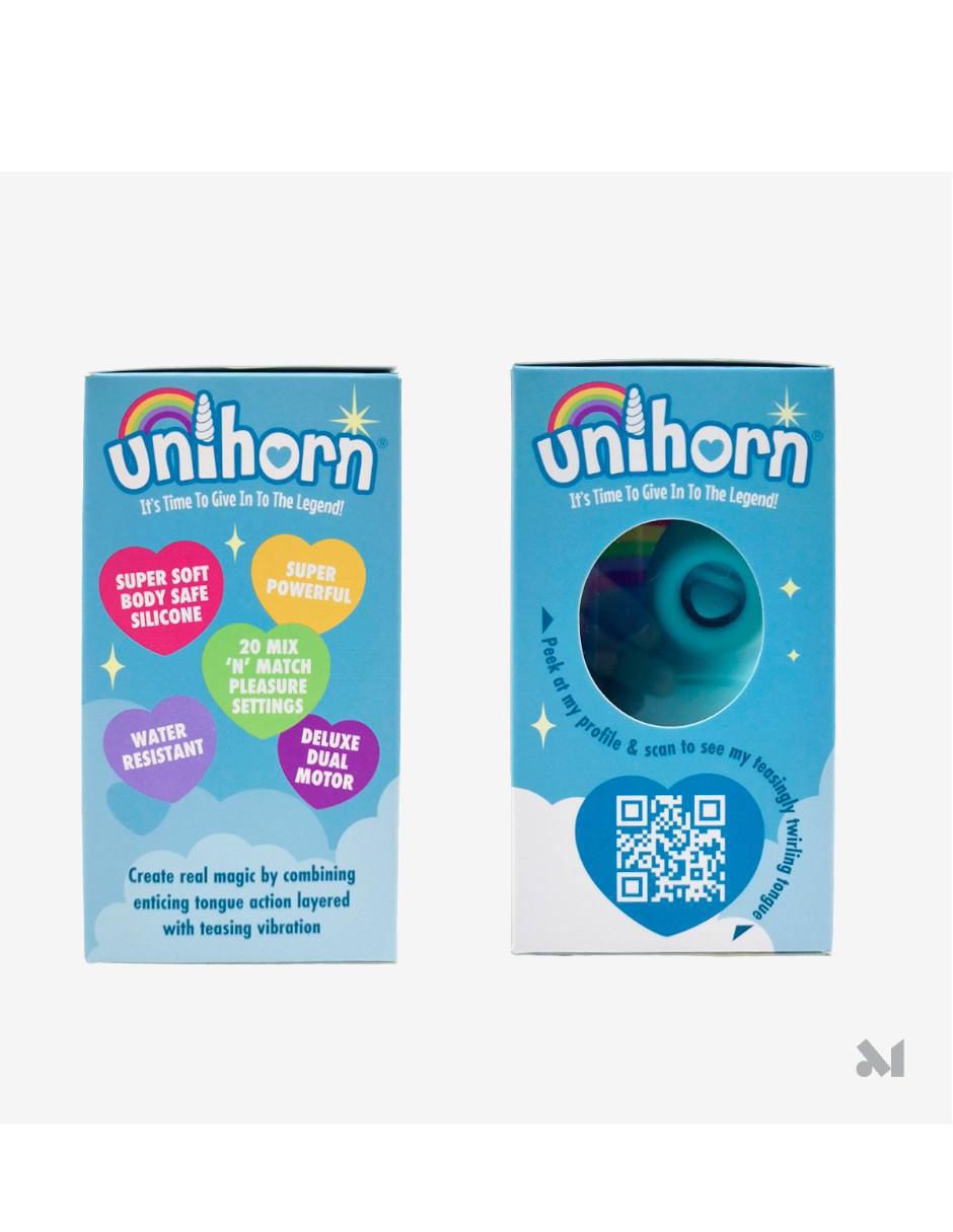 Masajeador íntimo unihorn twirls para mujer