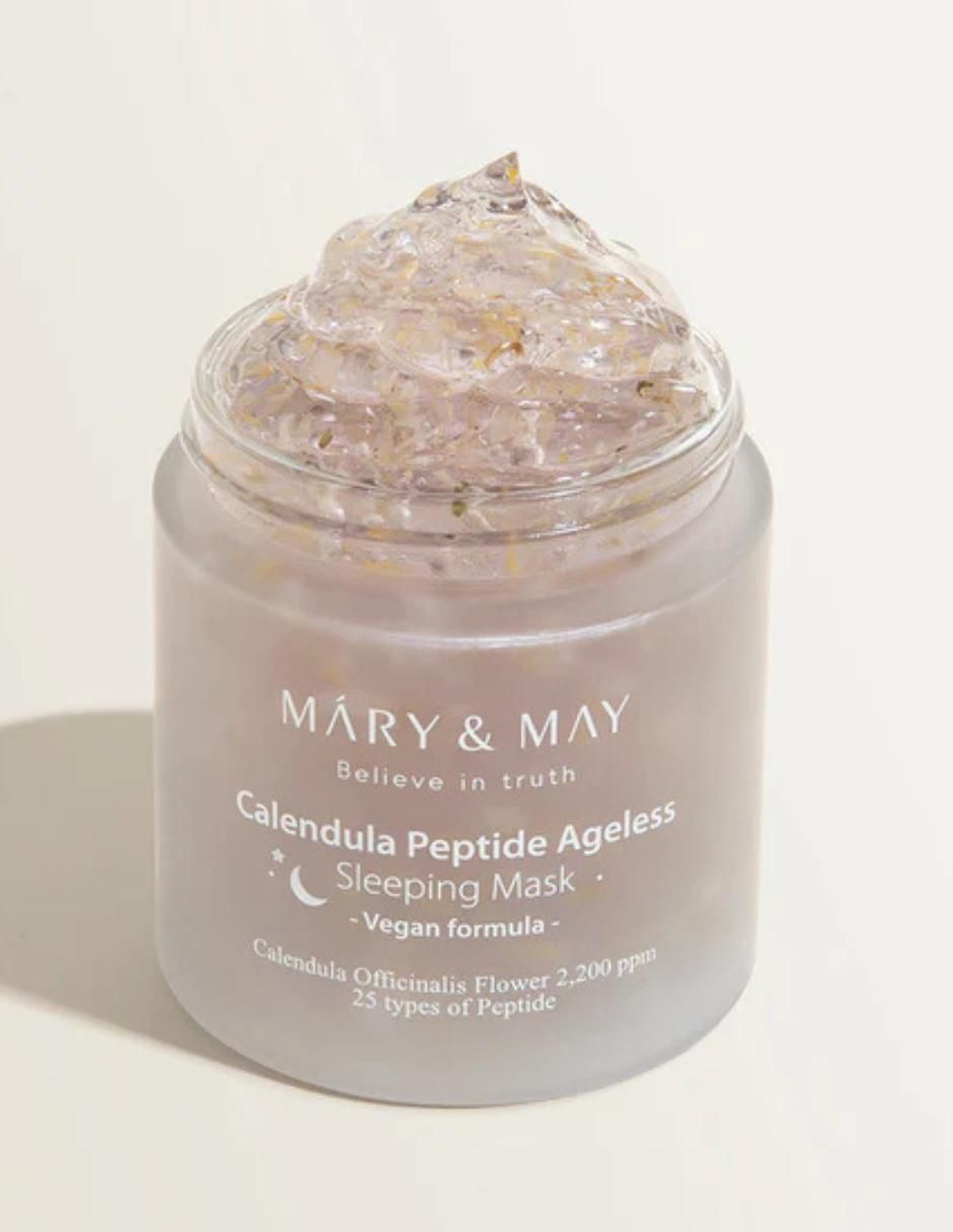 Mascarilla Vegan Calendula Peptide Ageless para hidratar