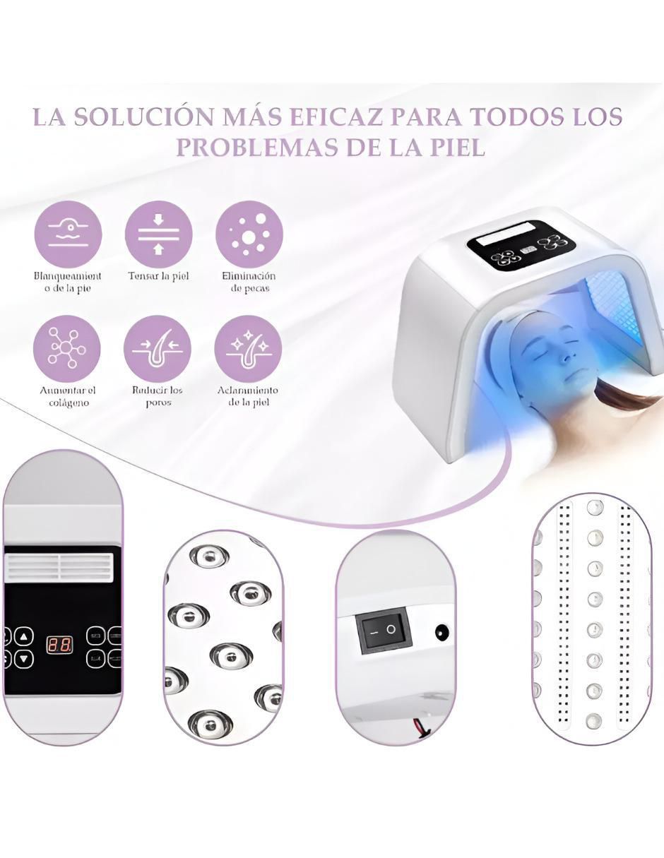 Máscara facial LED