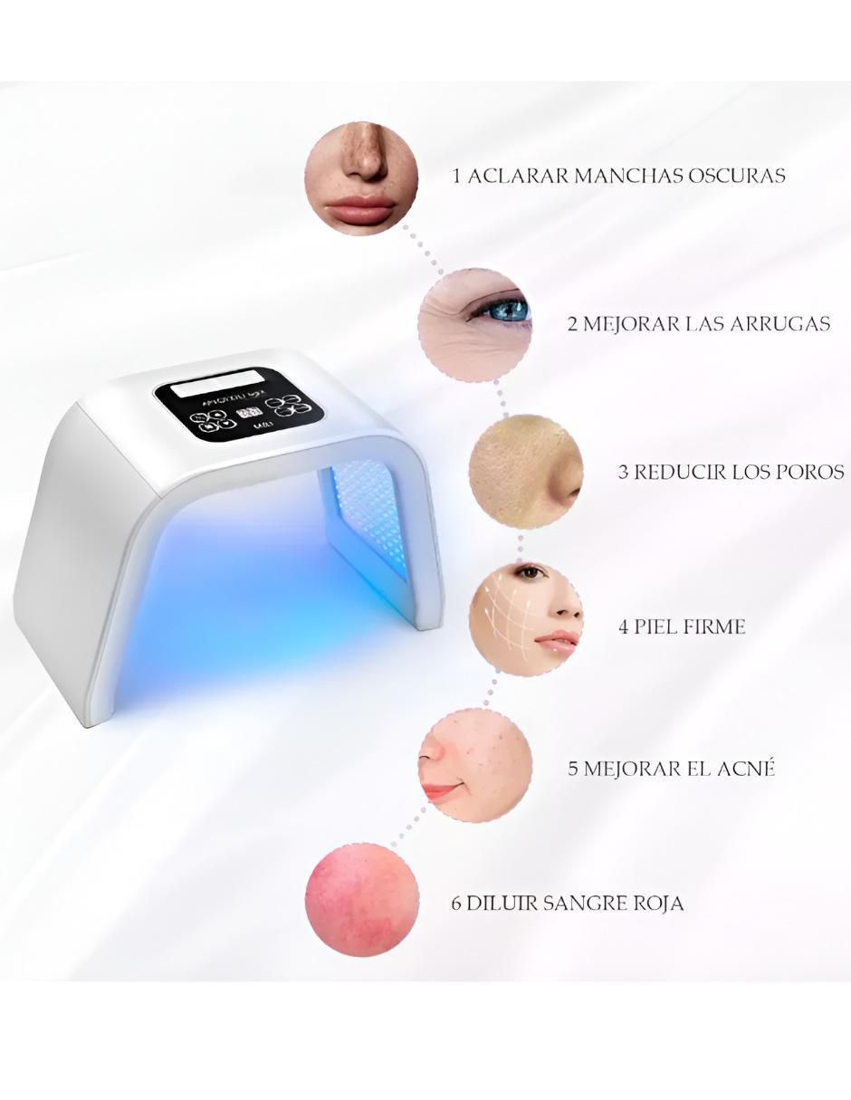 Máscara facial LED