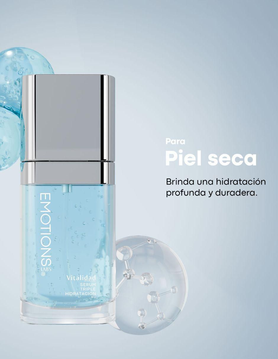 Sérum facial vitalidad hidratante efecto plumping de piel seca 3