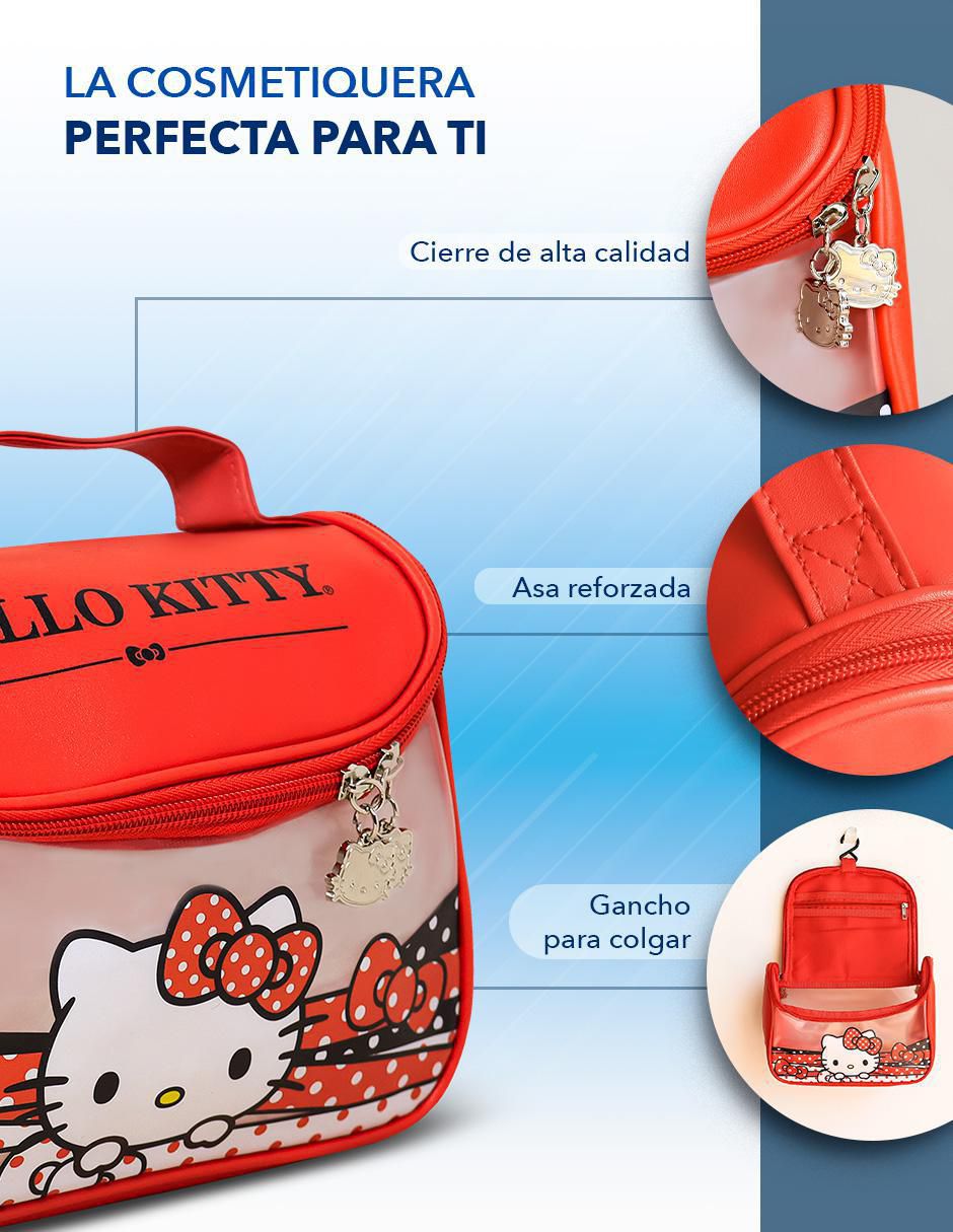 Neceser multiusos Neceser Hello Kitty Cosmetiquera Para Maquillaje Y Cosméticos Hello Kitty and Friends impermeable unisex