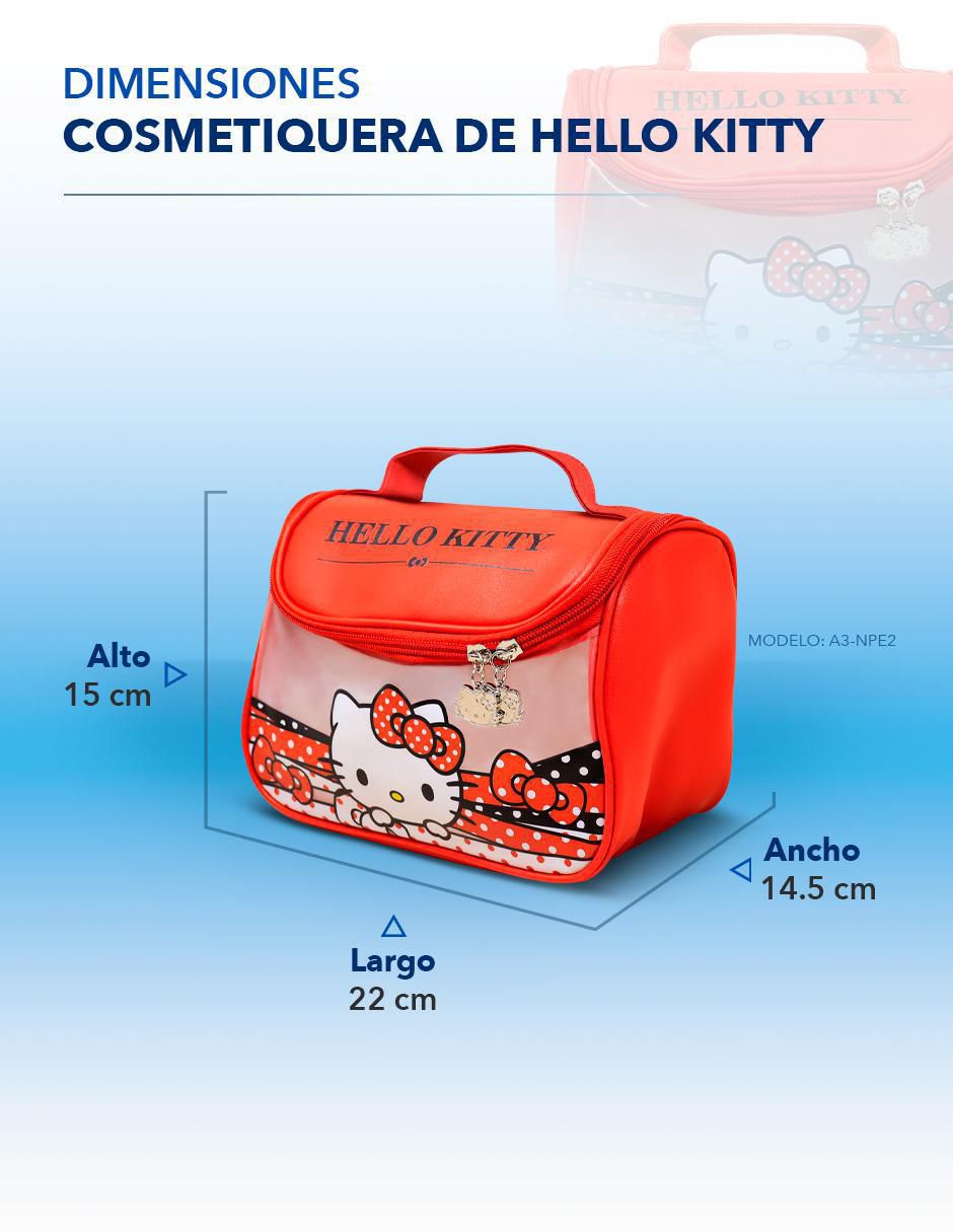 Neceser multiusos Neceser Hello Kitty Cosmetiquera Para Maquillaje Y Cosméticos Hello Kitty and Friends impermeable unisex 5