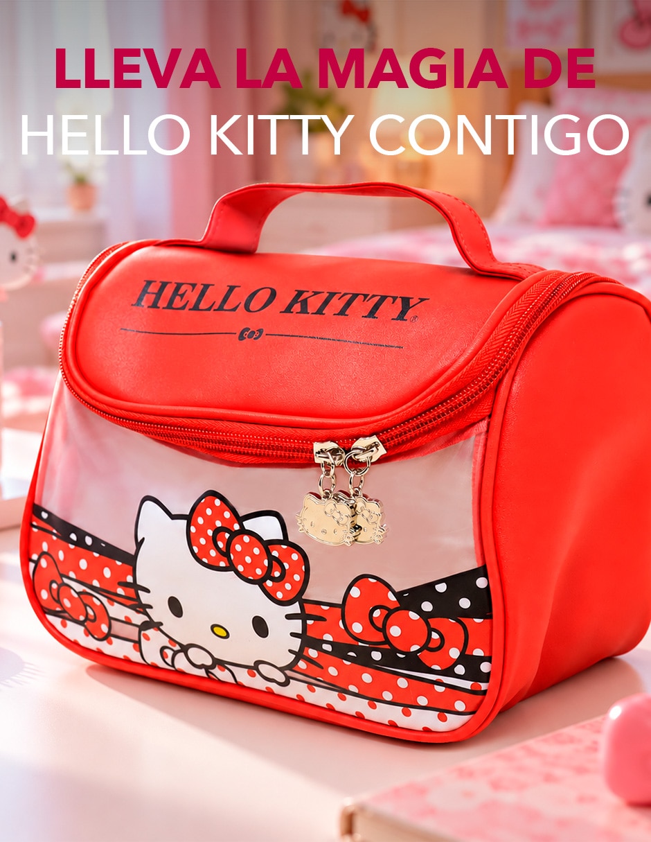 Neceser multiusos Hello Kitty and Friends impermeable unisex 9