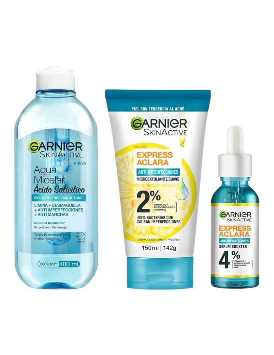 Tratamiento facial Rutina Express Aclara Anti Imperfecciones Skin Active antiacné Skin Active 1