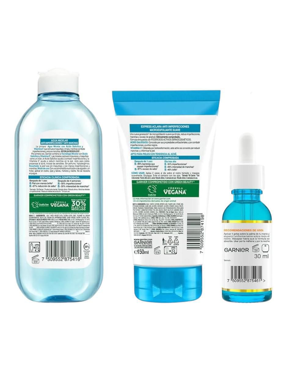 Tratamiento facial Rutina Express Aclara Anti Imperfecciones Skin Active antiacné Skin Active 2