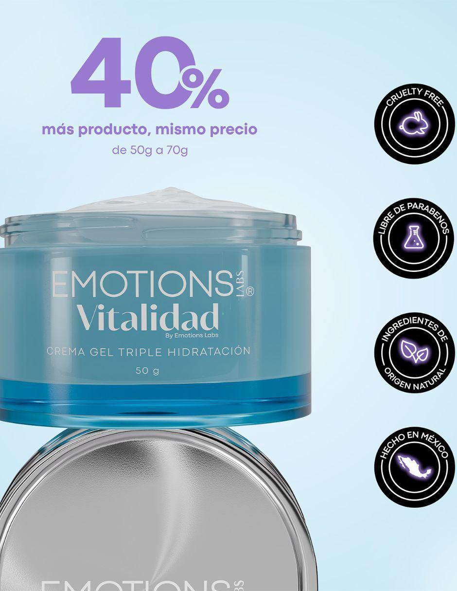 Crema facial recomendada para hidratar de día y noche con ácido hialurónico Vitalidad para piel normal y seca 2