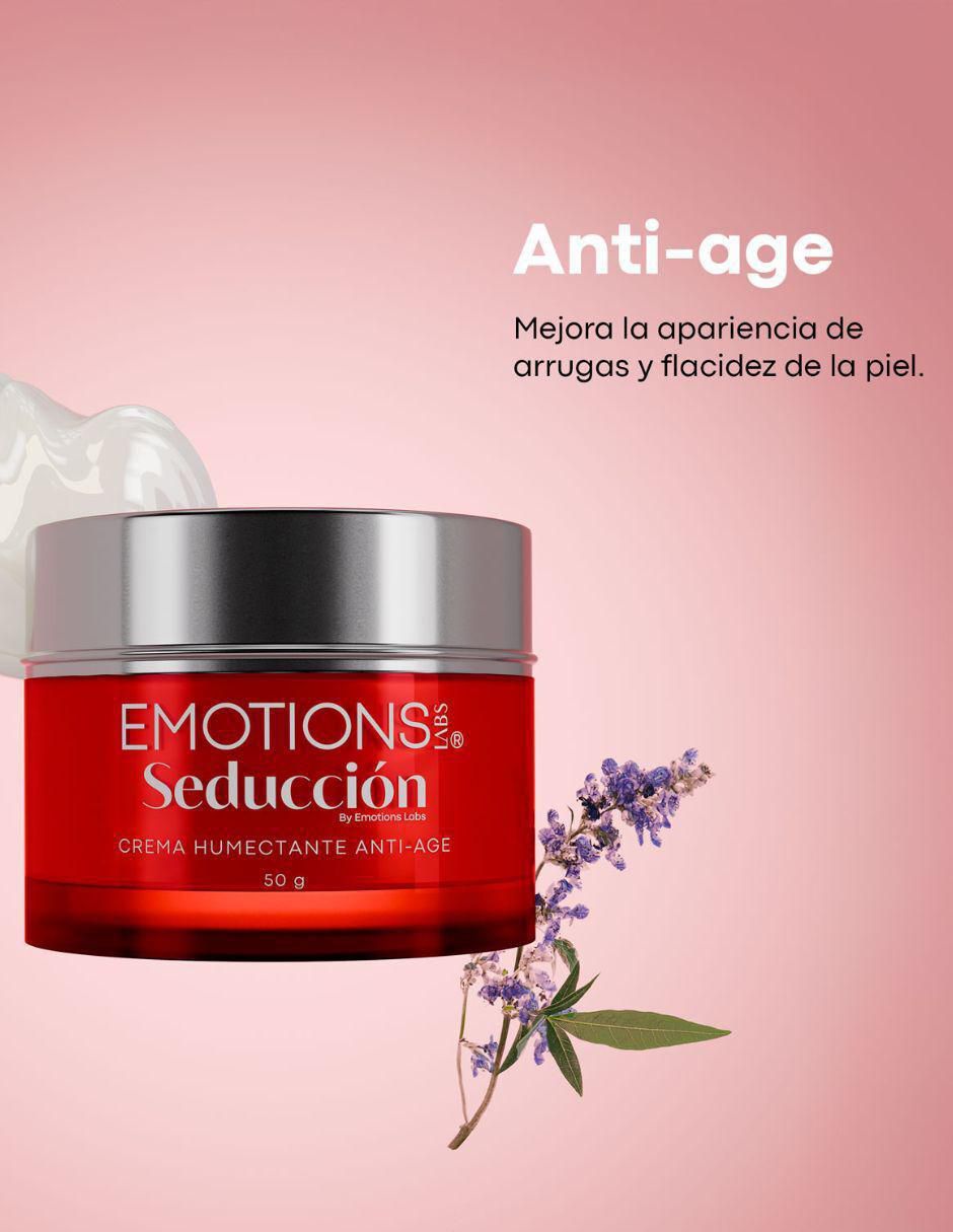 Crema facial recomendada para regenerar de día y noche Seducción Humectante Anti-Age para piel normal y seca 2