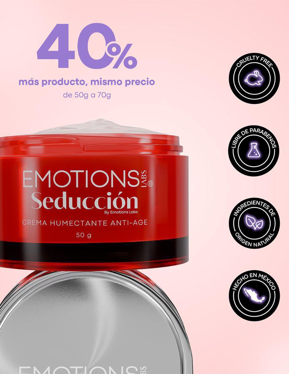 Crema facial recomendada para regenerar de día y noche Seducción Humectante Anti-Age para piel normal y seca 3