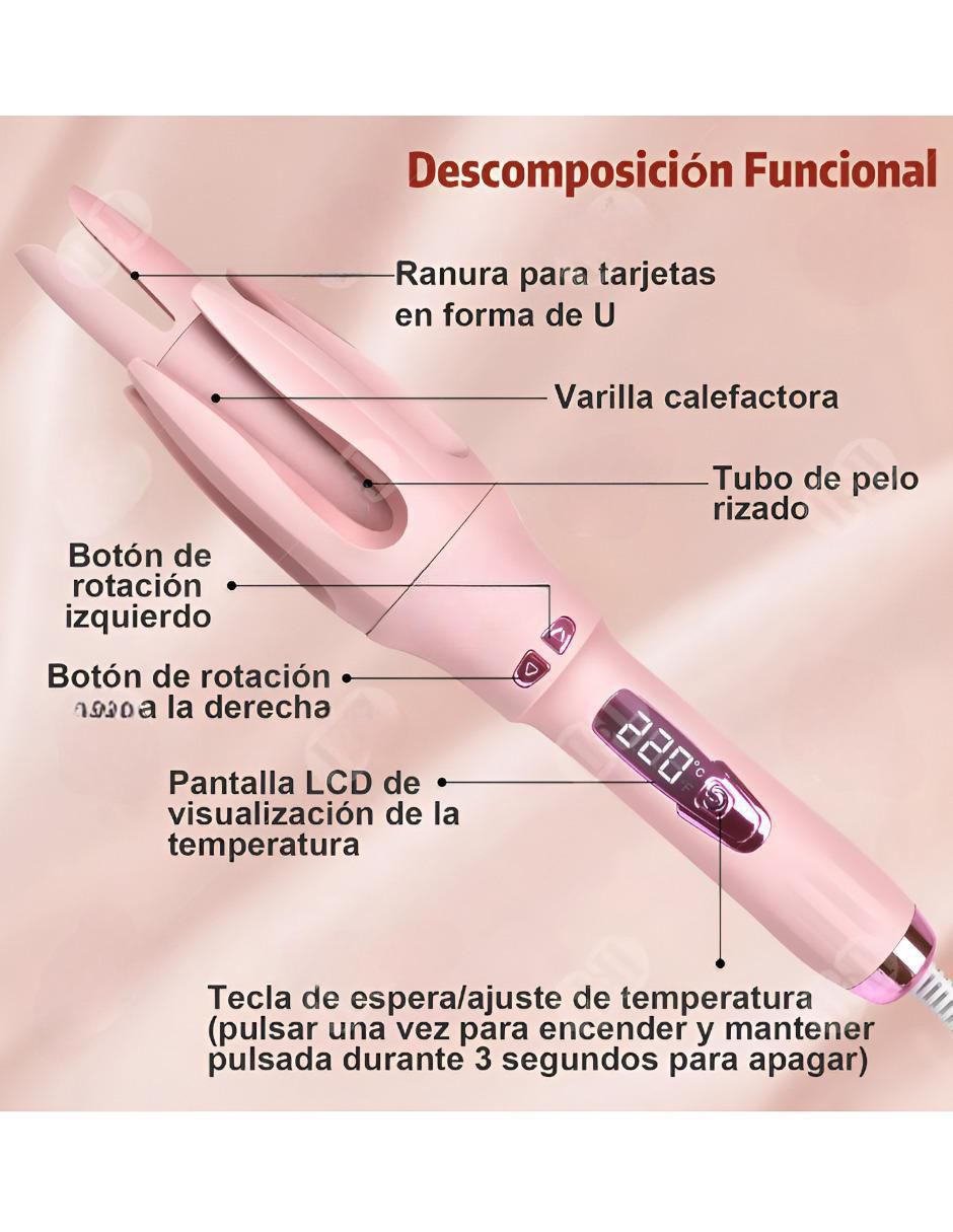 Rizadora XTLLAR2668 25 mm de cerámica 2