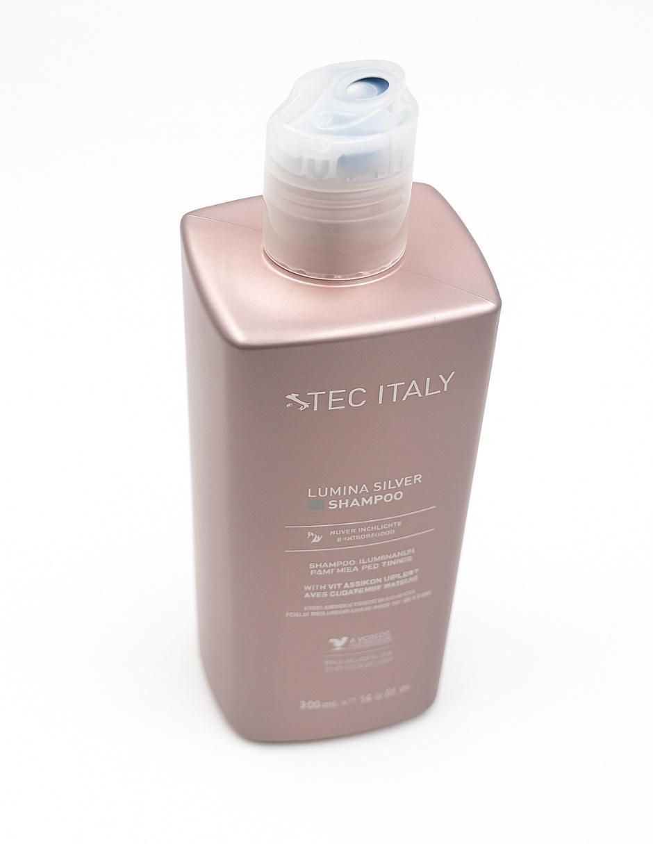 Shampoo matizador de canas para cabello todo tipo Lumina Silver Shampoo 1 L