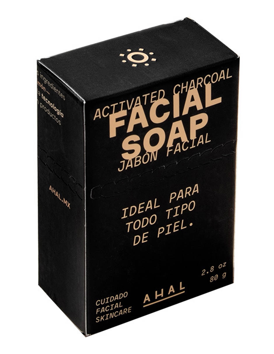 Jabón facial Charocal Activated Facial Soap Ahal