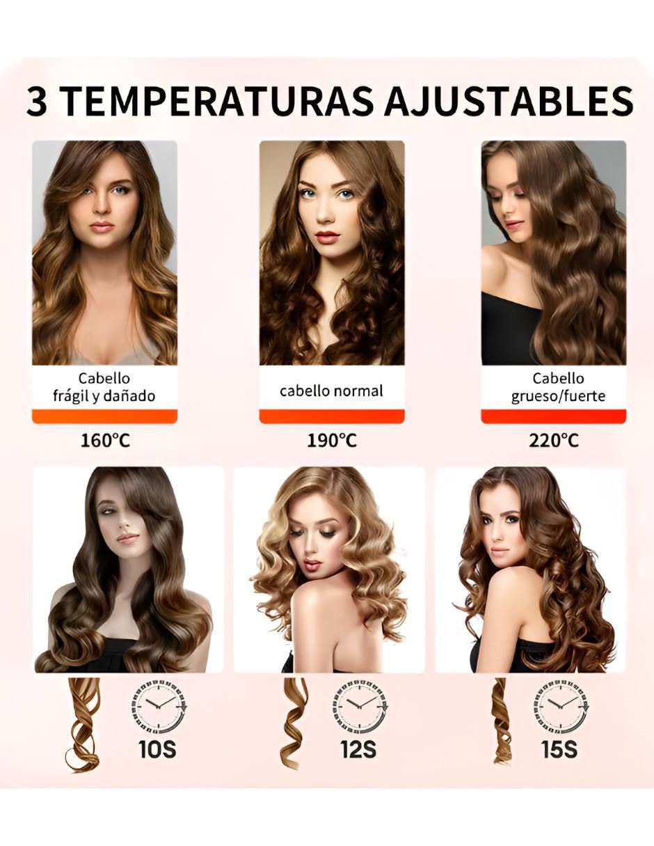 Rizadora de cabello 32 mm de cerámica 5