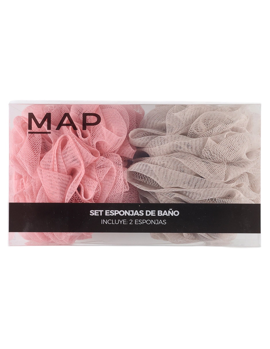 Set esponja de baño Map para mujer