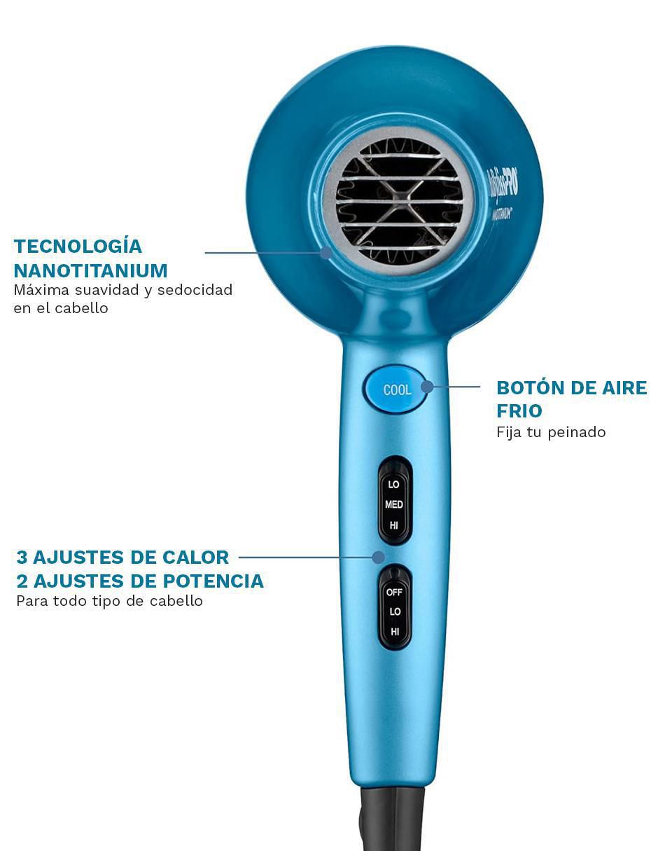 Secadora de cabello Nanotitanium BNT5548 2