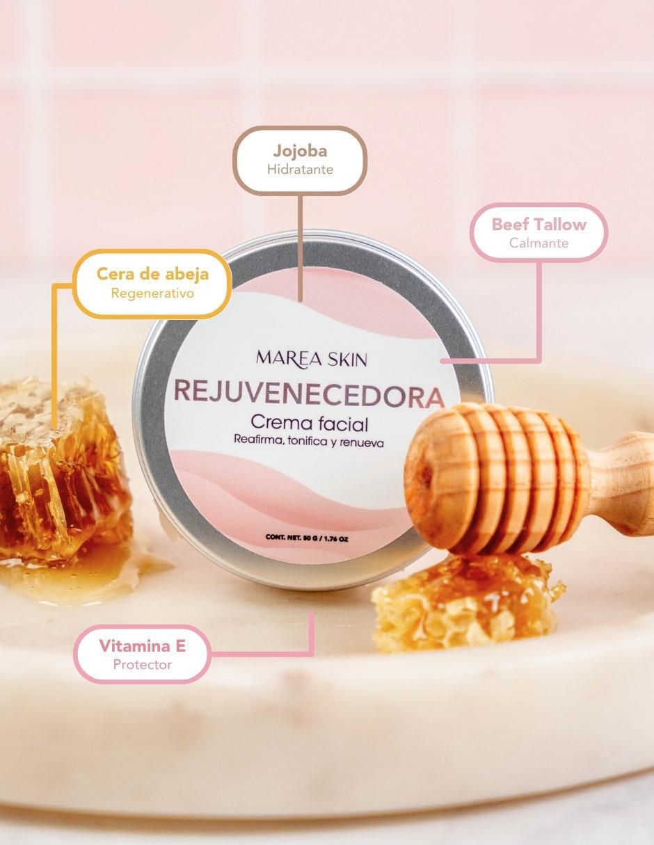 Crema facial recomendada para calmar y regenerar la piel de día y noche para todo tipo piel 2