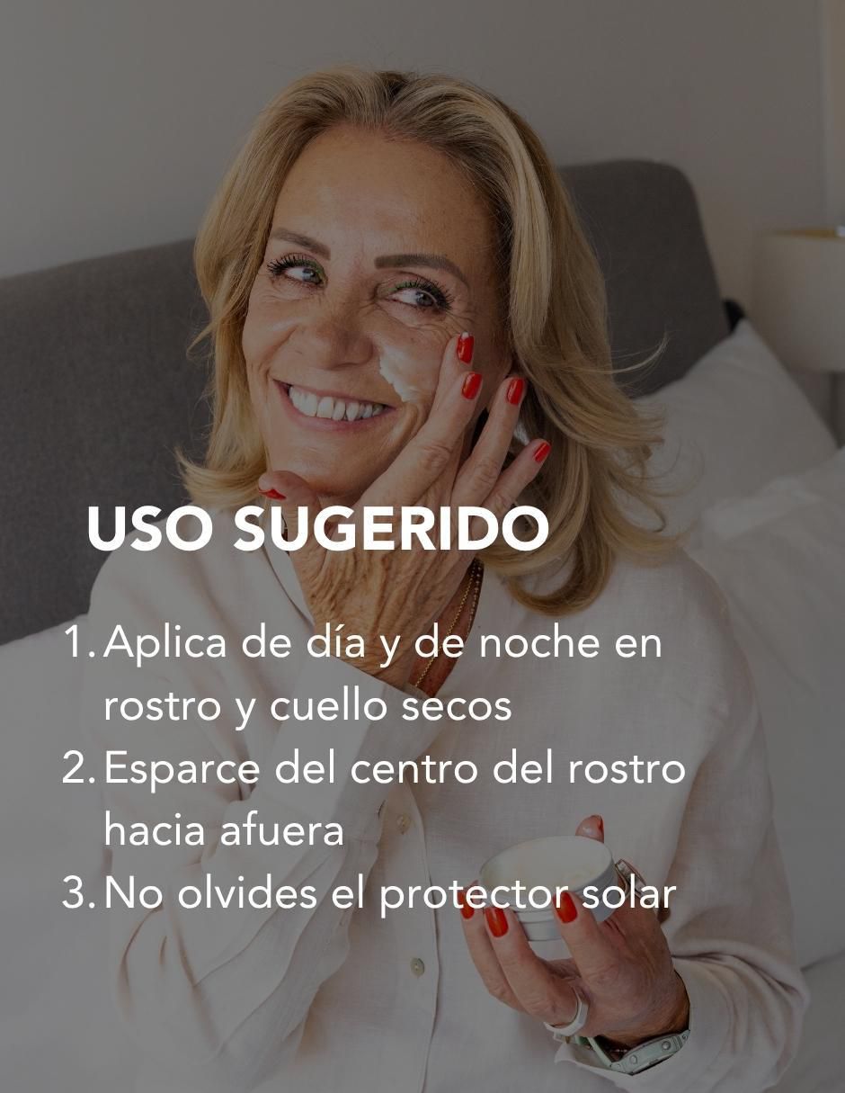 Crema facial recomendada para calmar y regenerar la piel de día y noche para todo tipo piel 4