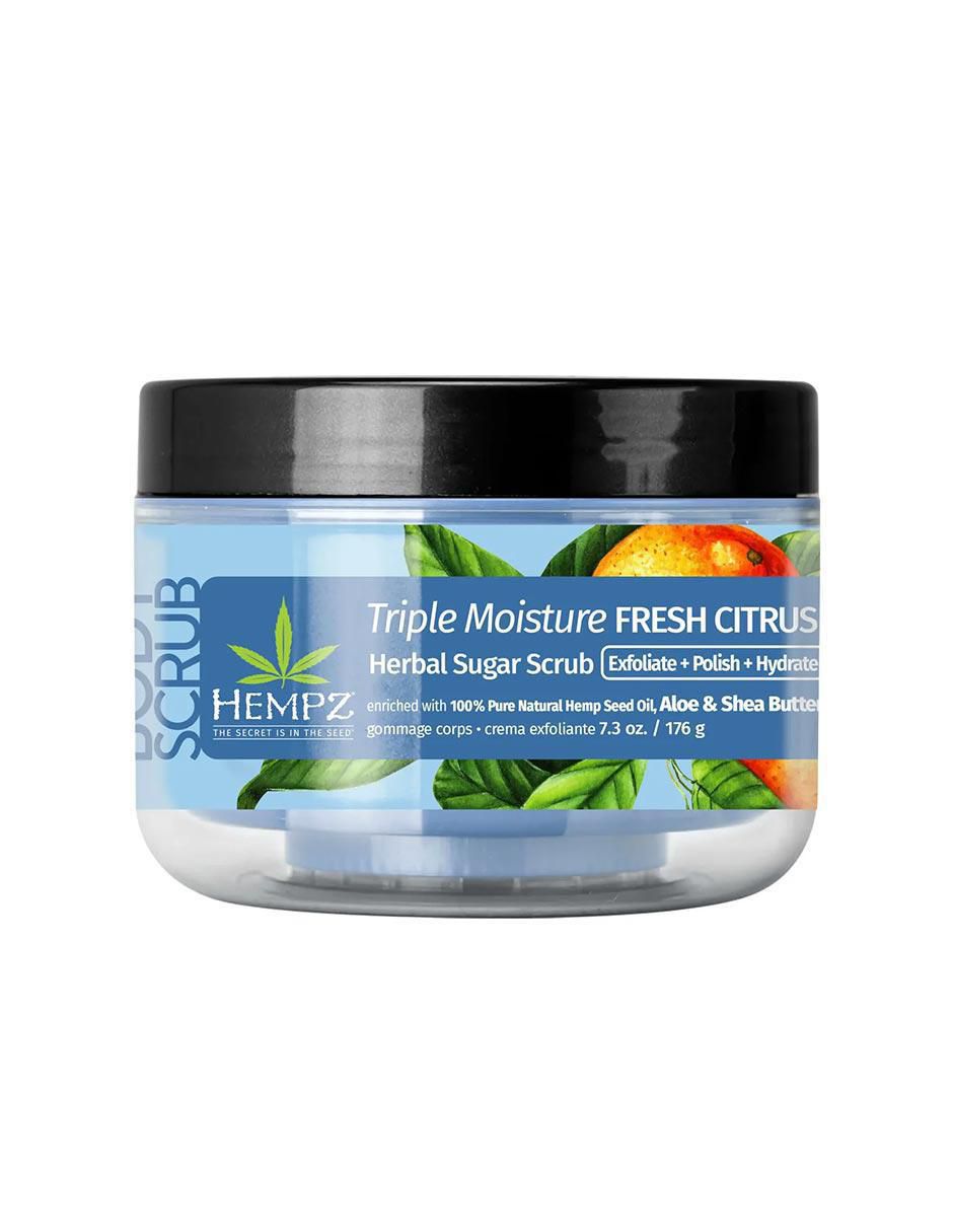 Limpiador exfoliante triple humectación fresh citrus 176g para todo tipo de piel