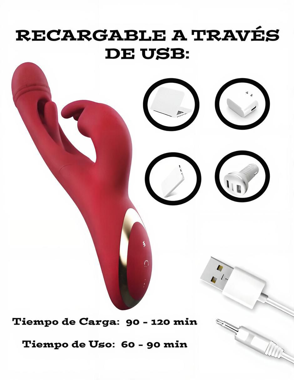 Recargable para clítoris y punto g Nicolette