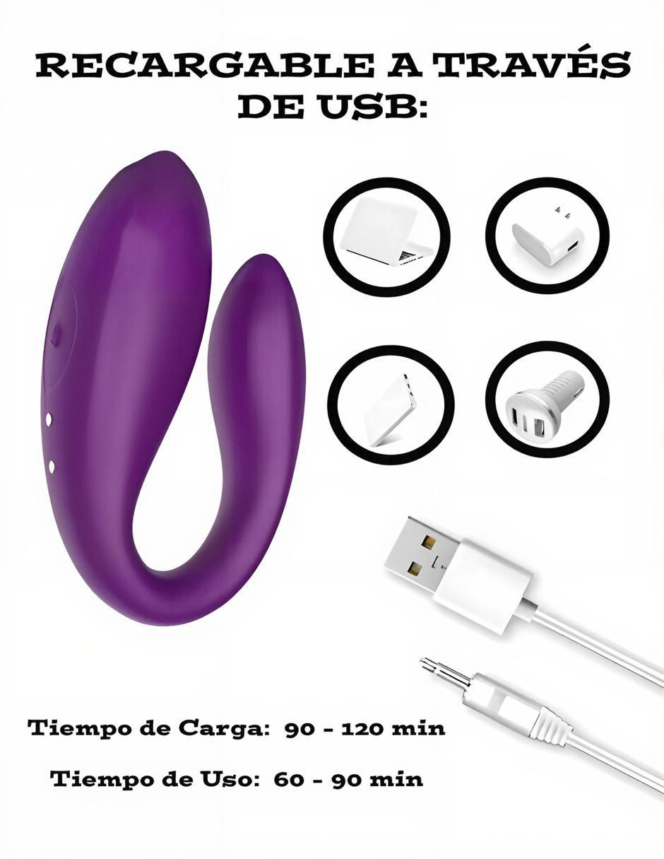 Recargable para clítoris y punto g Webbo