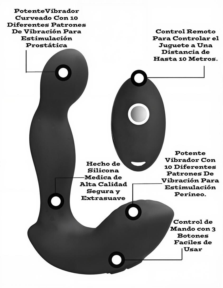 Recargable para próstata Asterix